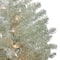 4.5ft. Pre-Lit Soft Metallic Champagne Tinsel Artificial Christmas Tree, Clear Lights
